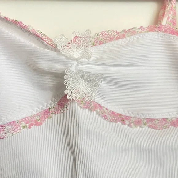 For Love & Lemons Hailey Rib Top Size Medium - Picture 8 of 10